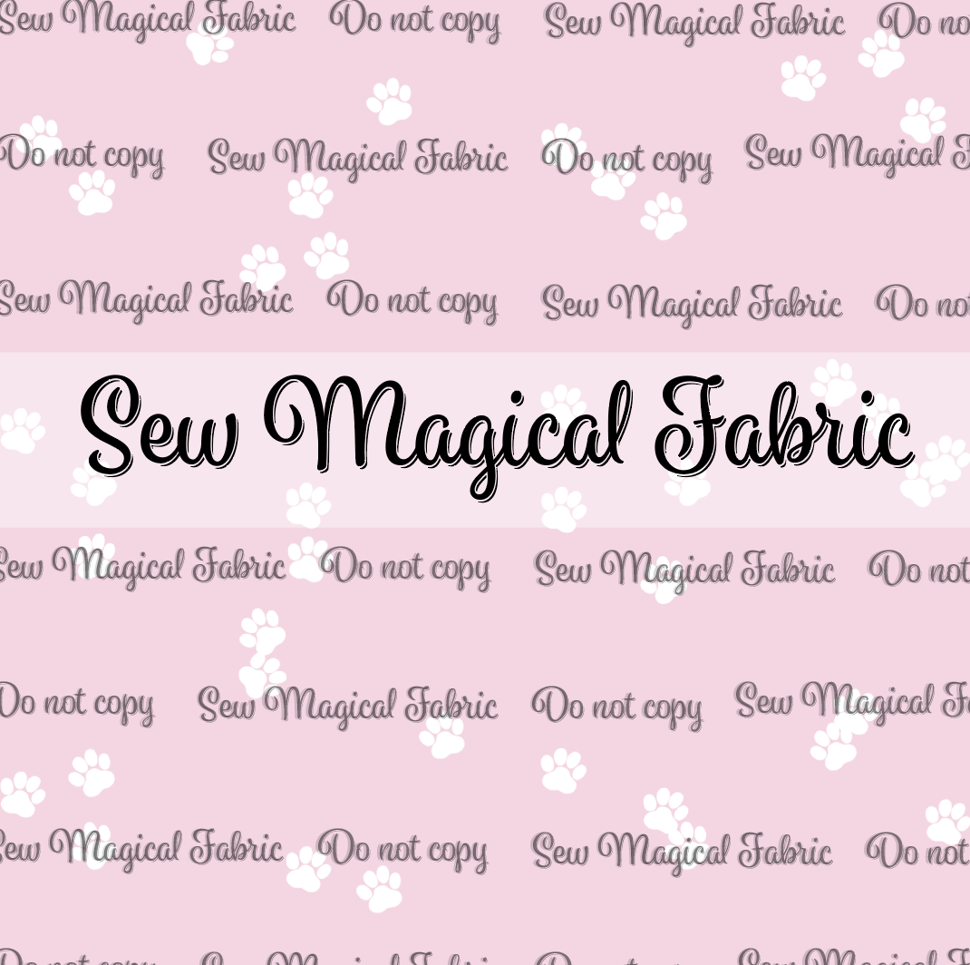 R001 Purrfect Cats Pink Paws Coordinate