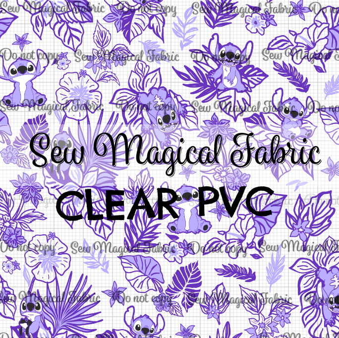 FR002 Tropical Alien VINYL Purple