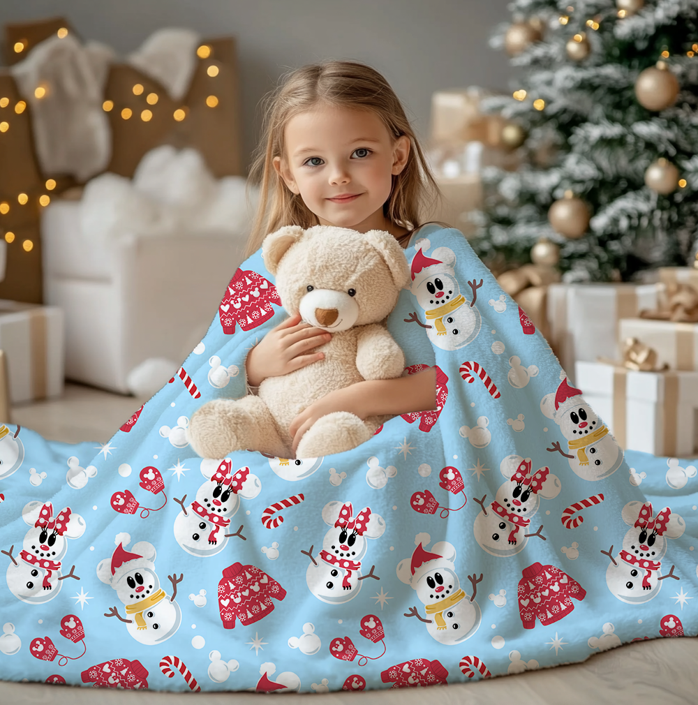 Snowman - Turquoise Main - Large Scale 3"