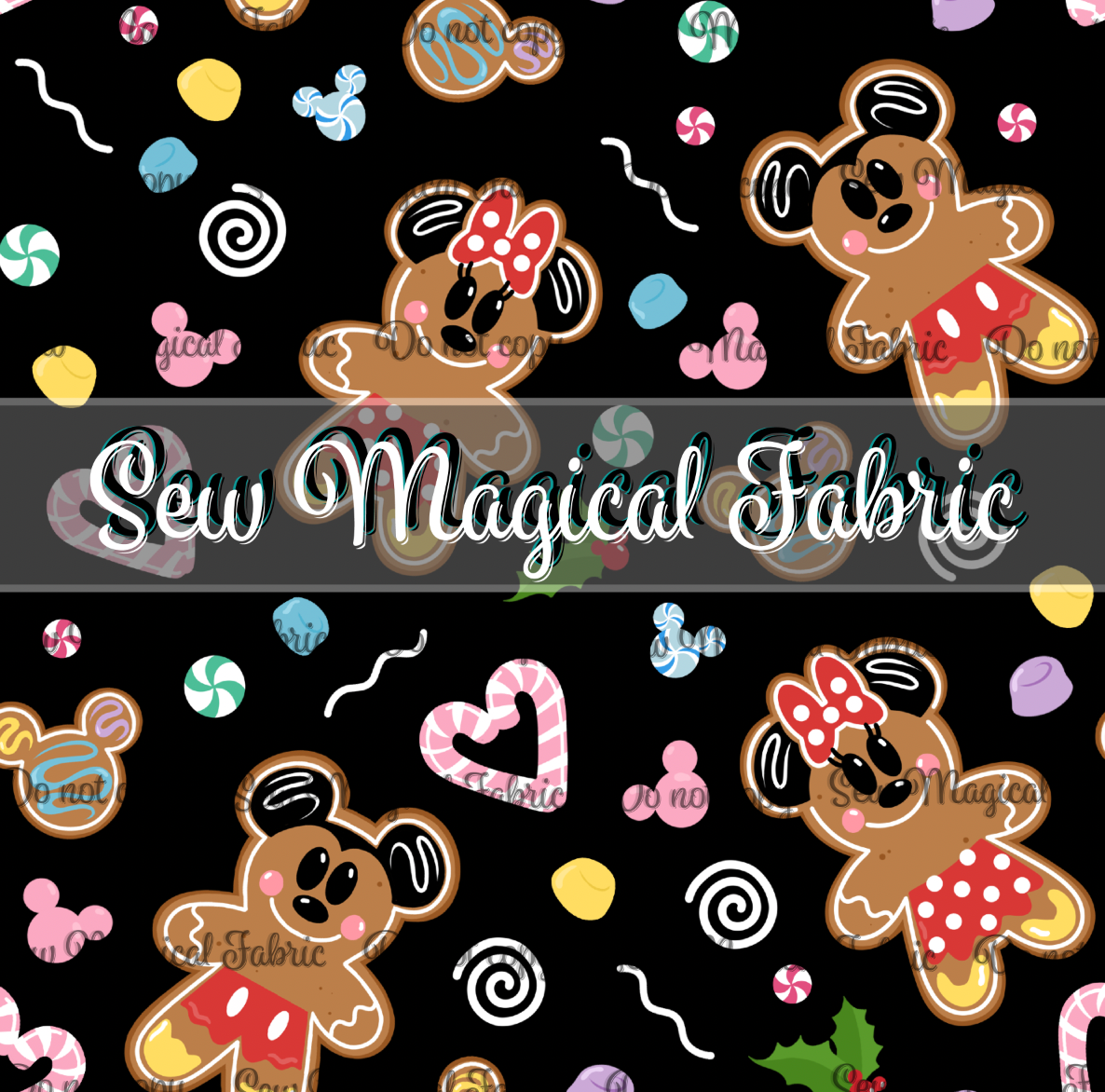 Gingerbread - Black Main - Small Scale 2"