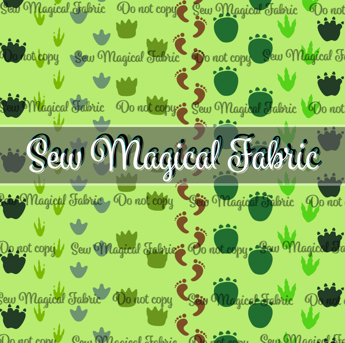 AwesomeSaurus - Footprints - Green