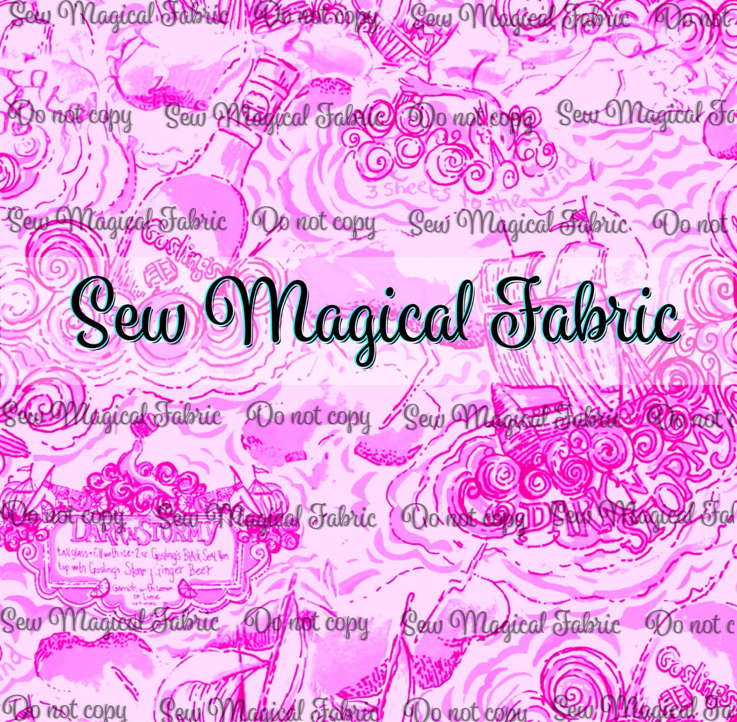 FR001 Dark & Stormy Neon Pink