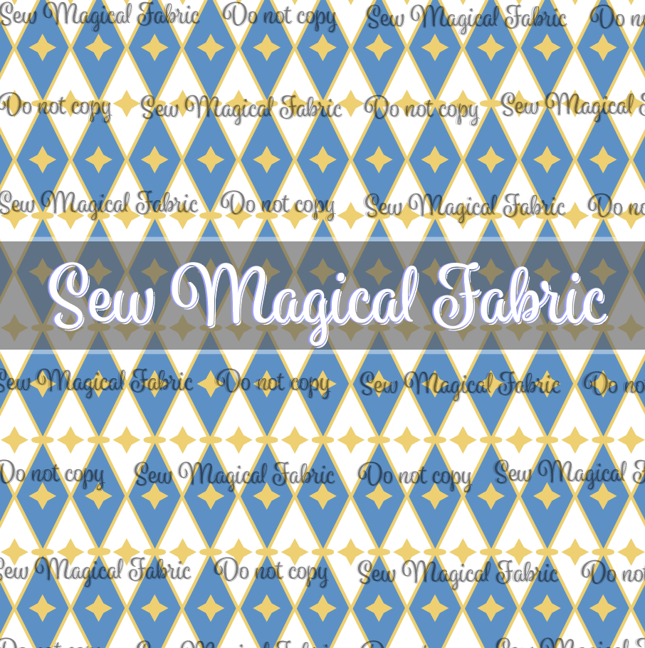 R001 Circus - Harlequin Blue Coordinate