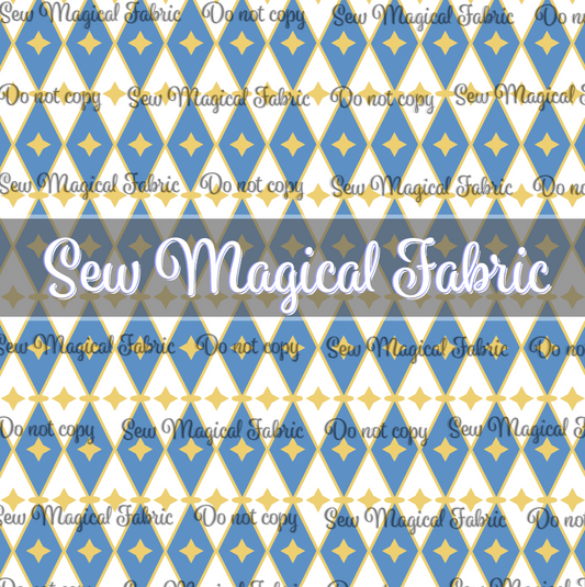 R001 Circus - Harlequin Blue Coordinate
