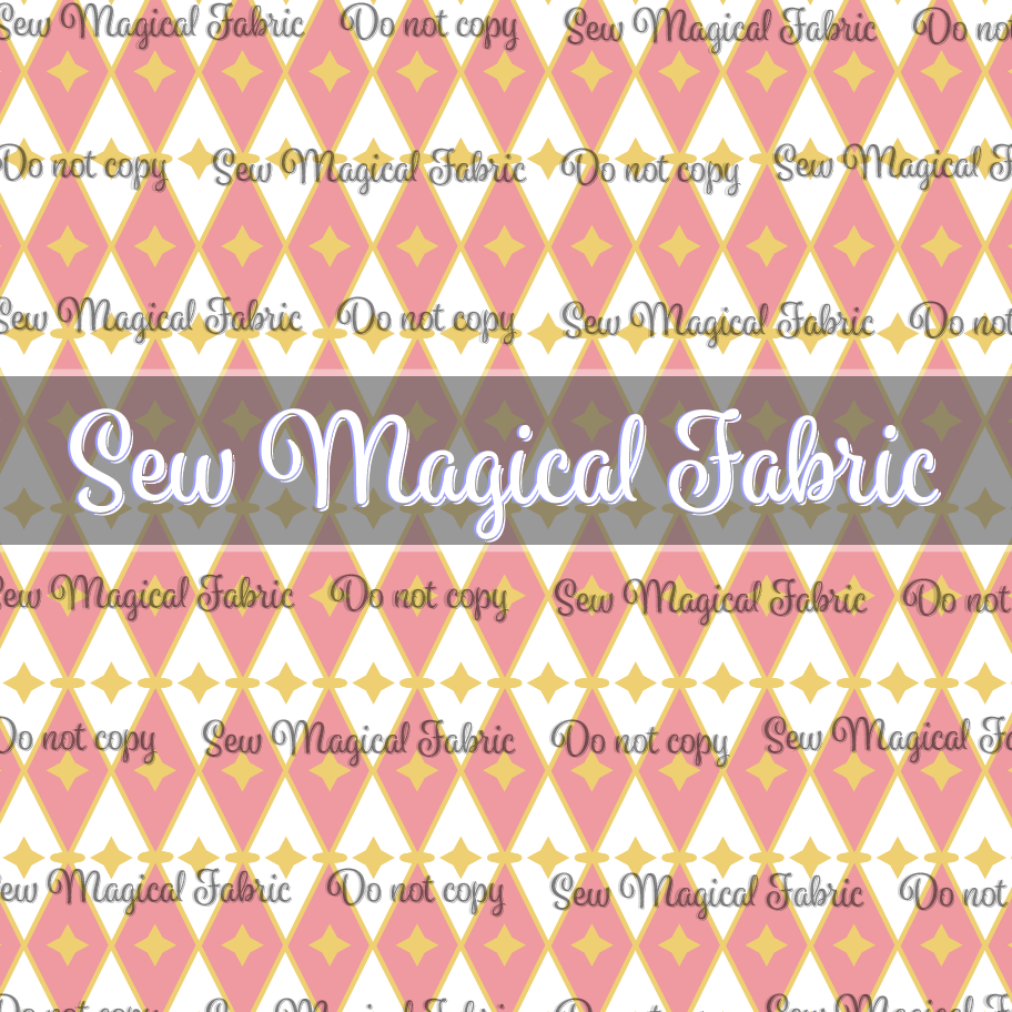 R001 Circus - Harlequin Pink Coordinate
