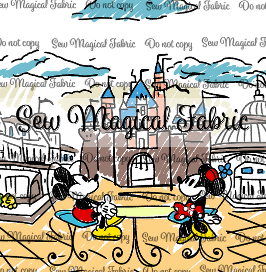 R001 Paris Mouse BK Single Panel