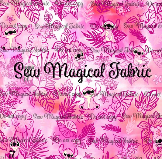 FR002 Tropical Alien - Neon Pink