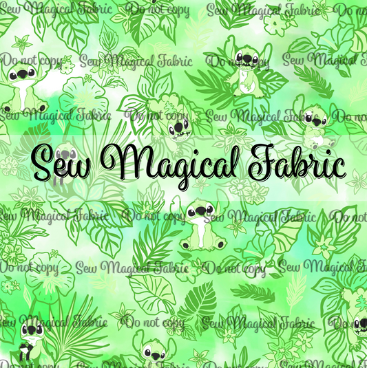 FR002 Tropical Alien - Neon Green