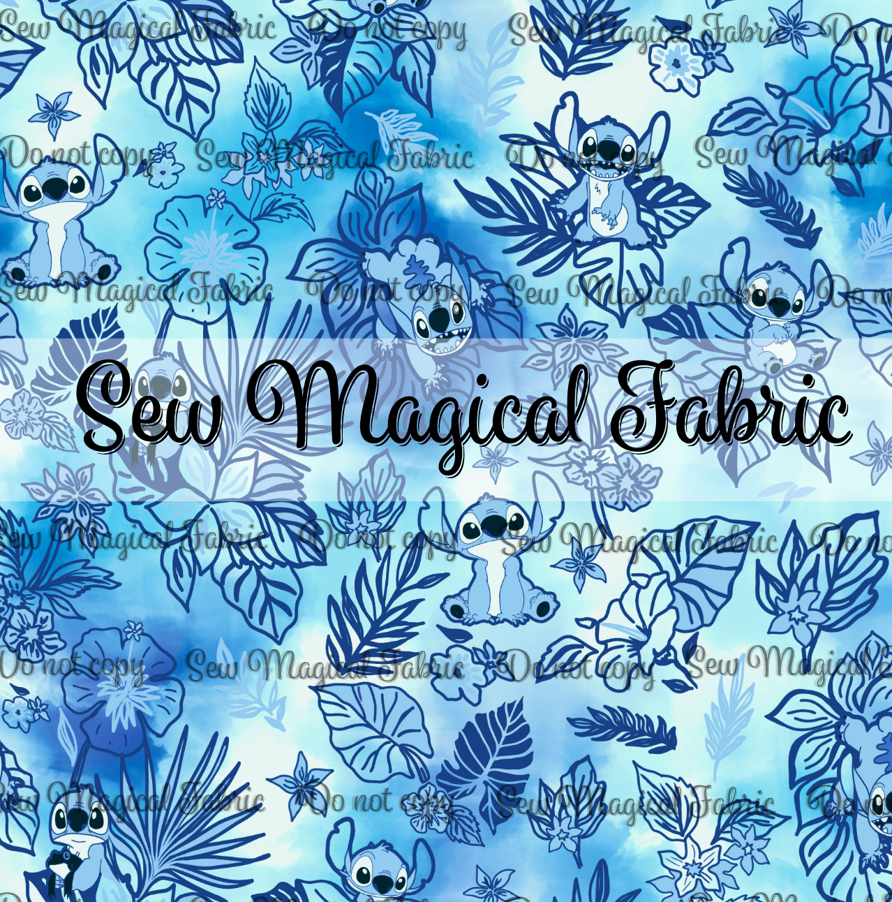 FR002 Tropical Alien VINYL Turquoise Blue
