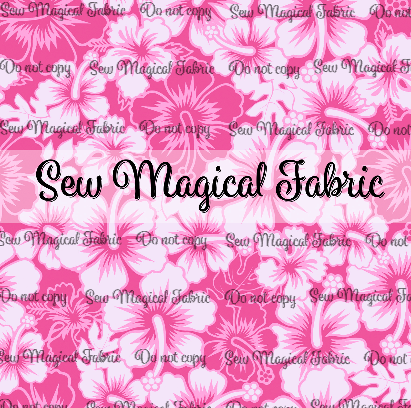 FR002  Hibiscus VINYL Fuchsia