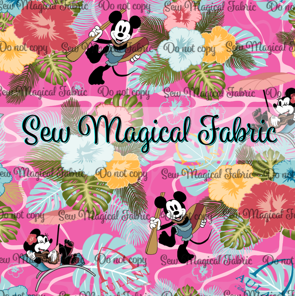 R002 Floral Alani - Pink
