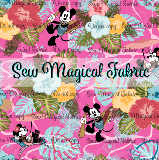 R002 Floral Alani - Pink