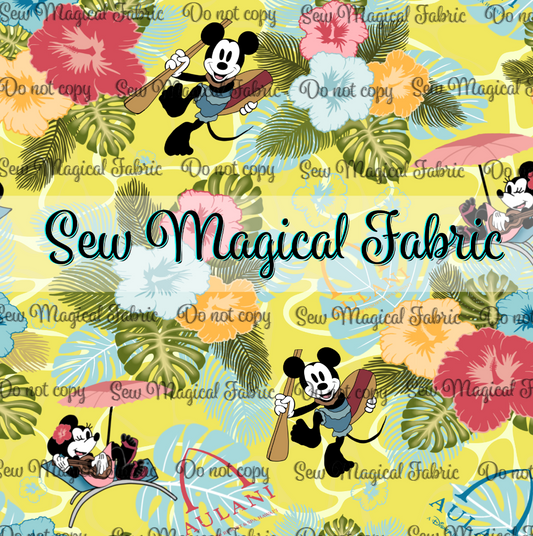 R002 Floral Alani - Yellow