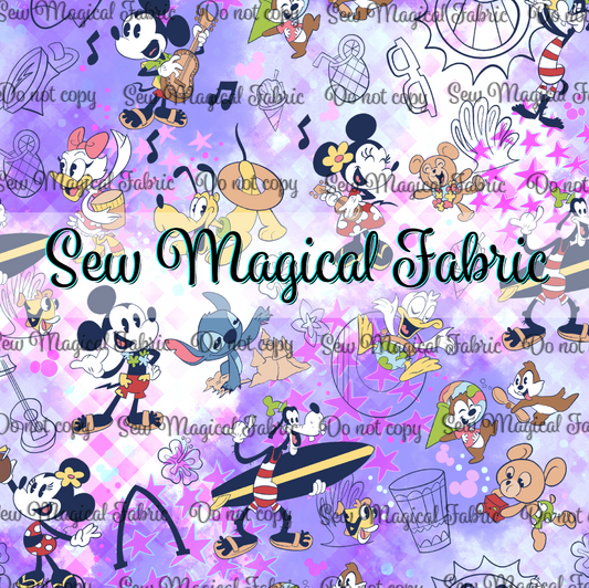 R002 Retro Alani - Purple Pink Doodle