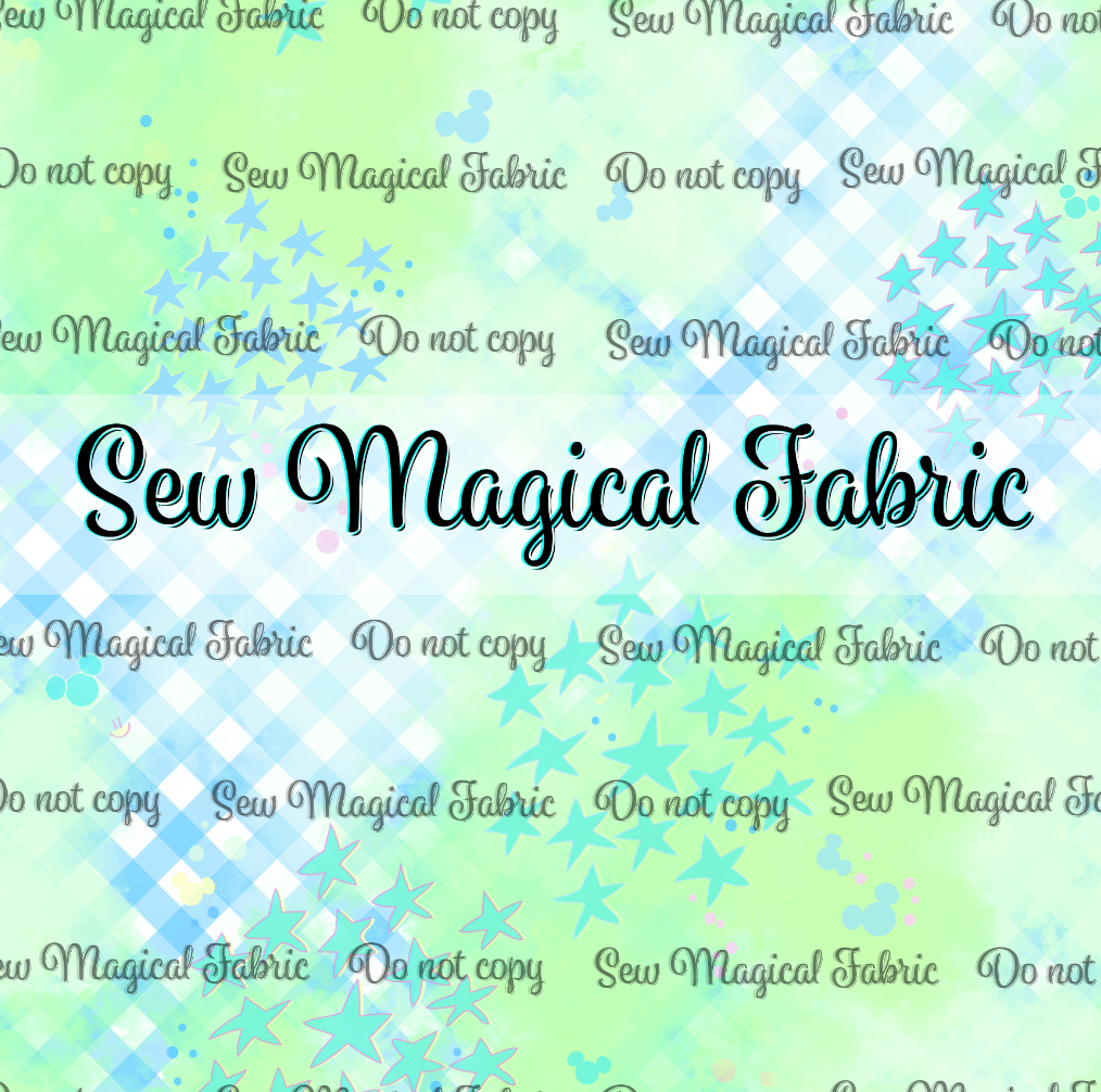 R002 Retro Alani - Green Blue Background