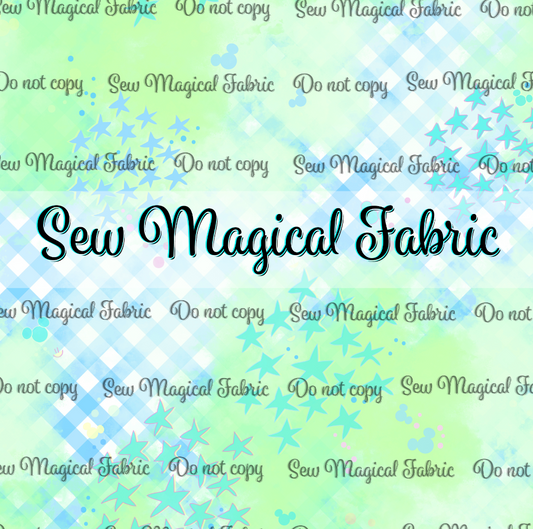 R002 Retro Alani - Green Blue Background