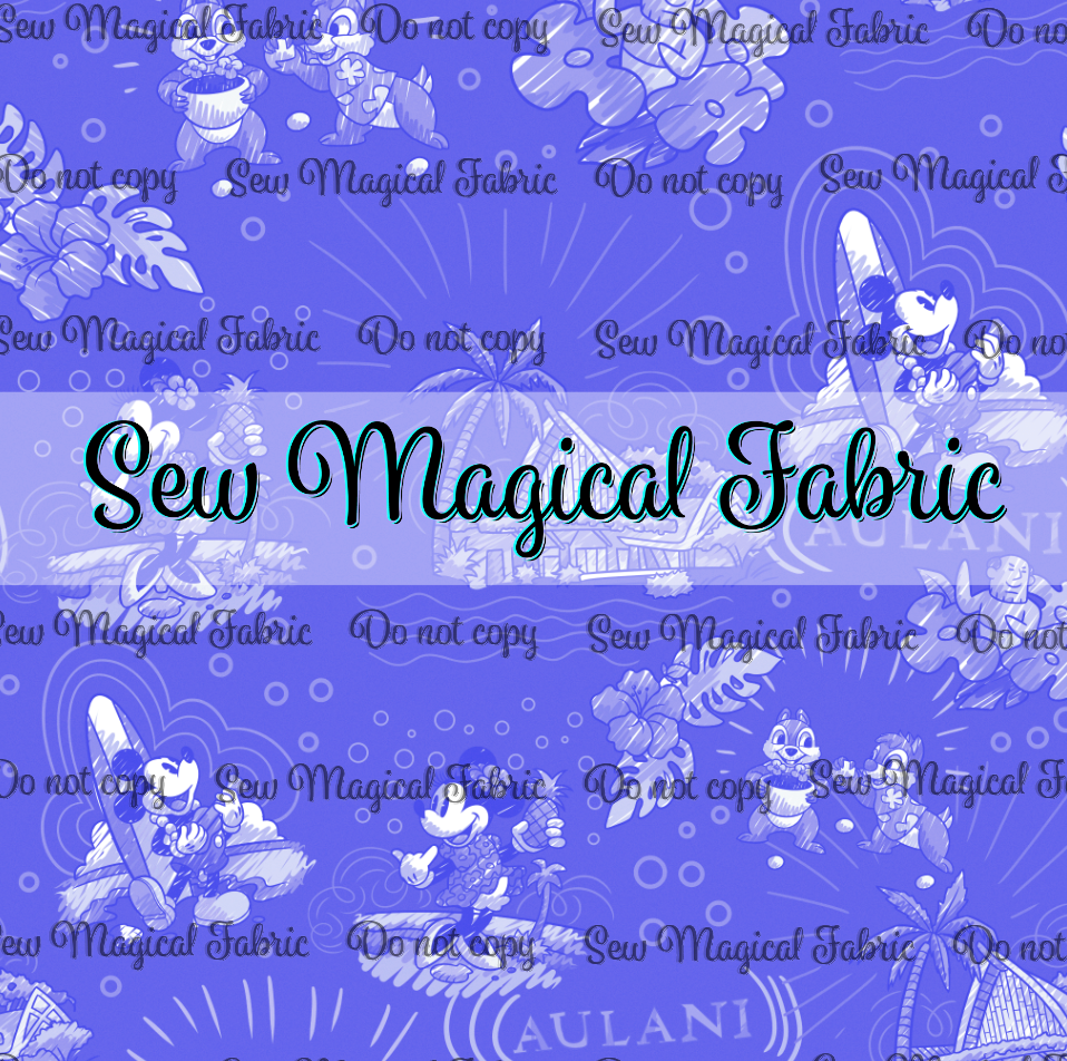 R002 Resort Sketchy - Toile Purple