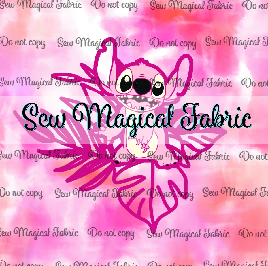 R002 Tropical Alien BK Panel Set  PINK