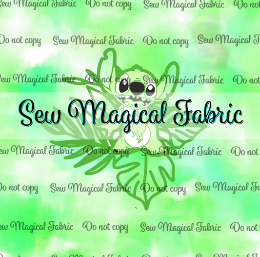 R002 Tropical Alien BK Panel Set  Green