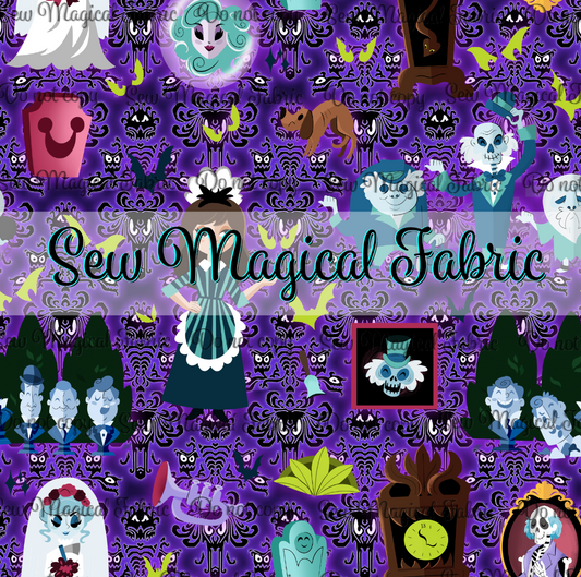 R003 Haunted Characters - VINYL Glow Purple