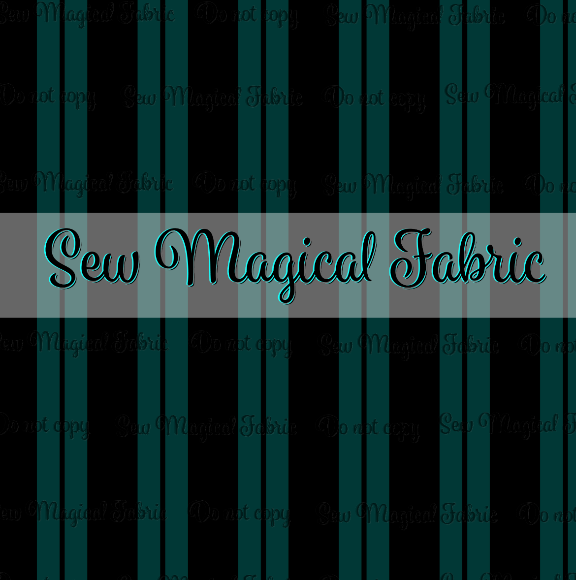 R003 Haunted Characters - VINYL Stripe Green