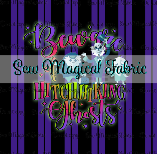 R003 Haunted Characters PANEL Set VINYL Purple