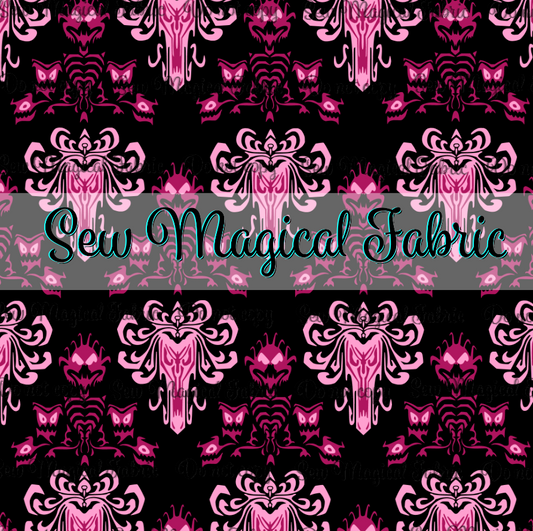 R003 HM Portrait - Bright Pink BLK Wallpaper