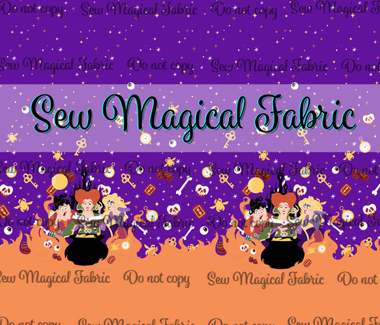 R003 Spooky Witches - Double Border