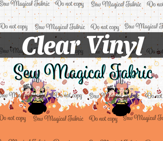 R003 Spooky Witches -  BORDER CLEAR VINYL