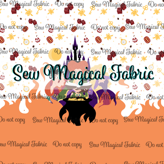 R003 Spooky Witches PANEL Set VINYL