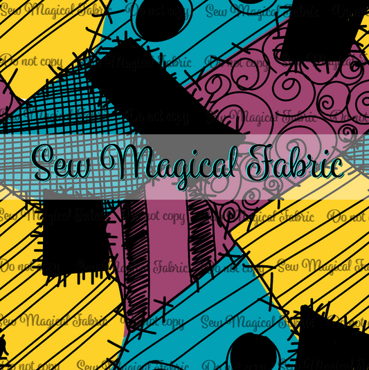 FR004 NIGHTMARE - VINYL Dress Multi