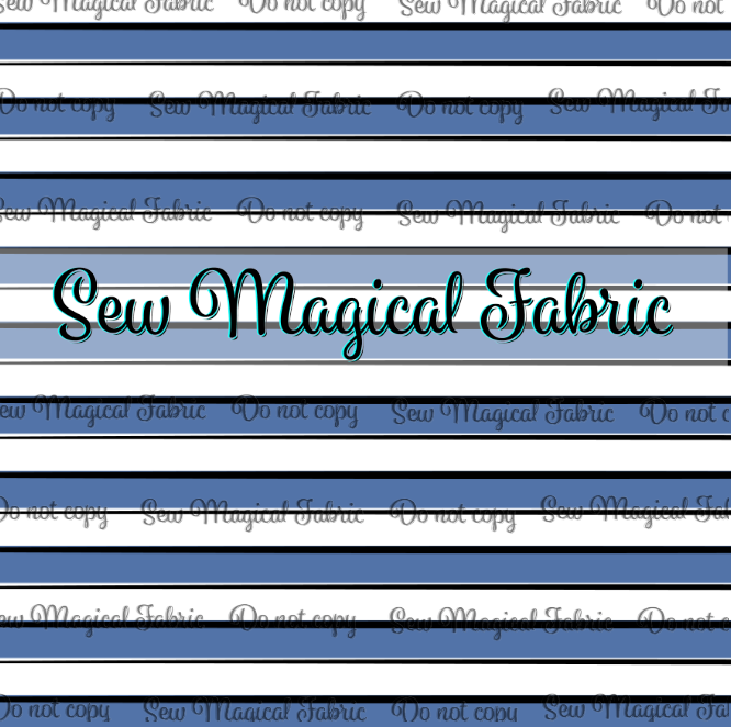 R005 Alien Monster - VINYL Stripe Mischievous Blue