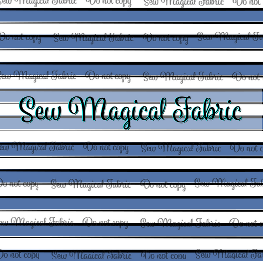 R005 Alien Monster - VINYL Stripe Mischievous Blue