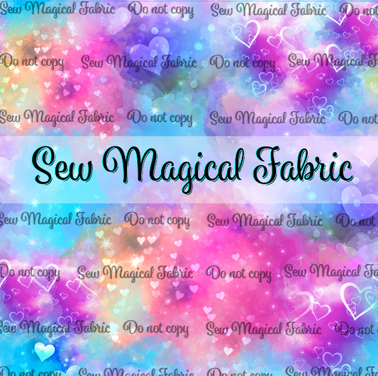 R006 Soda Pop - VINYL Sparkle Heart Light Coord