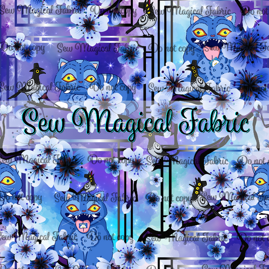R006 Tiger & Magpie - VINYL Main Blue Purple