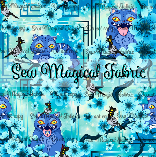 R006 Tiger & Magpie - VINYL Main Aqua