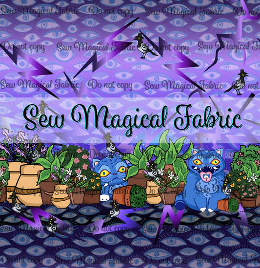R006 Tiger & Magpie - Planter Double Border