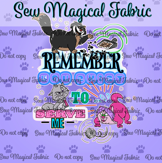 R003 Sketchy Cats 3pc Panel set