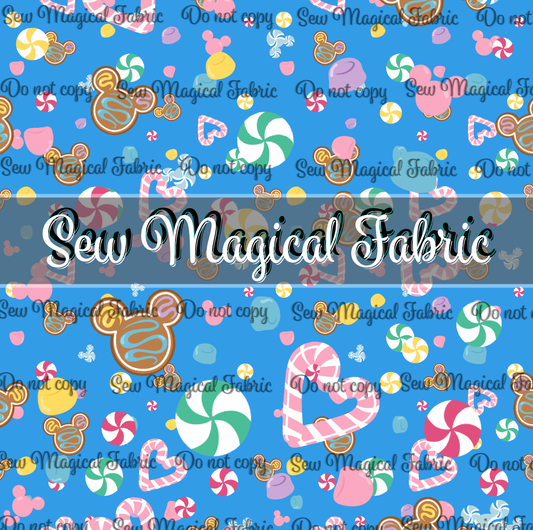 Gingerbread  - Candy Blue Coordinate