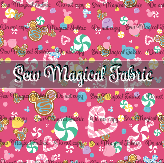 Gingerbread  - Candy Fuchsia Coordinate