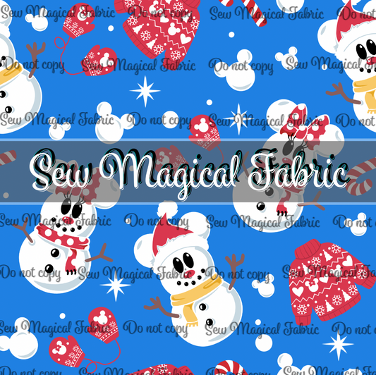 Snowman - Cerulean Main - Mini Scale 1"