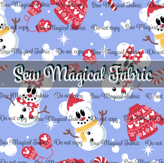 Snowman - Cornflower Main - Mini Scale 1"