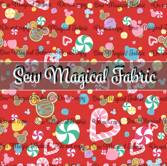 Gingerbread  - Candy Red Coordinate